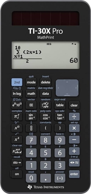Texas Instruments TI-30X Pro Mathprint Scientific miniräknare